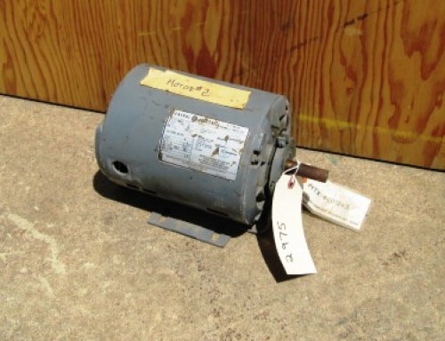 3/4 HP General Electric Thermally Protected Electric Motor