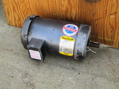 3 HP Baldor High Efficiency Electric Motor