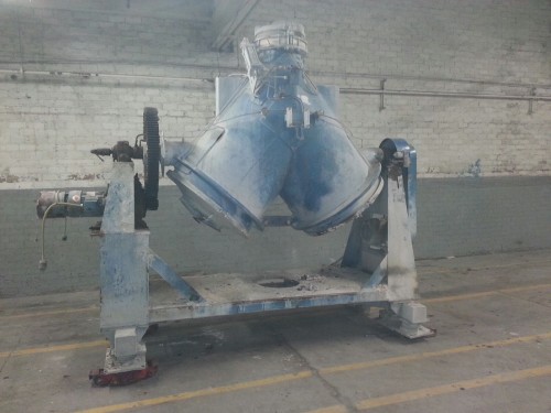 30 cu ft Patterson Kelly Twin Shell V-blender. stainless steel.