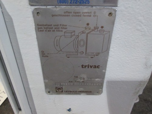 1.5 hp Leybold-Heraelus Vacuum Pump