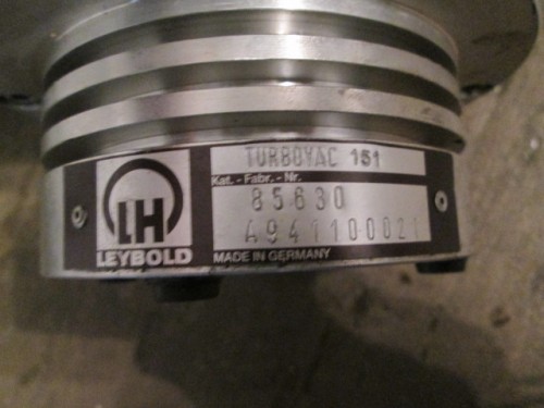 Leybold Heraeus Turbo Vac Vacuum pump.
