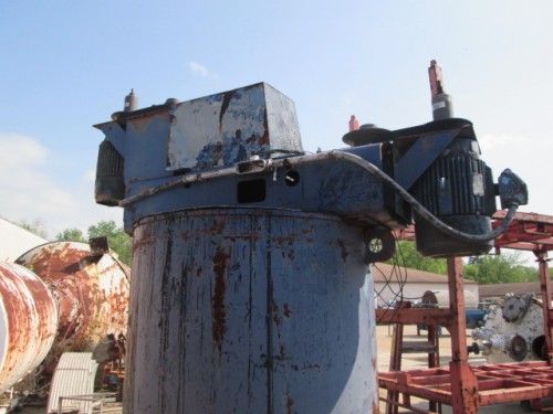 500 gallon Dual Shaft Disperser Mixer with Tank