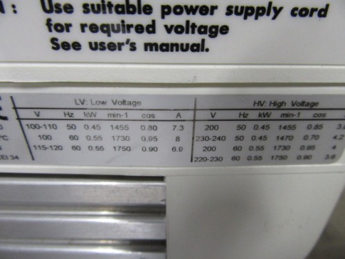 Leroy Somer Lab Vacuum Pump