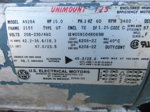  with mechanical seal.