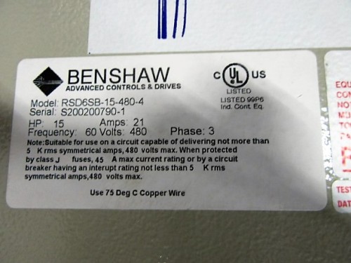 Benshaw Advanced Controls