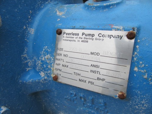 Peerless Centrifugal Pump