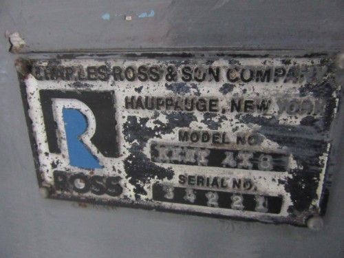 Ross Three Roll Mill 4
