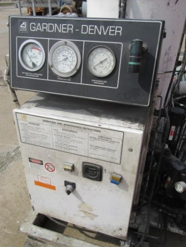100 hp Gardner Denver Air Compressor.