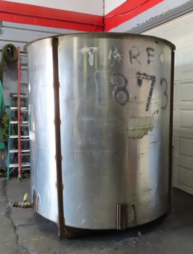 1500 gallon stainless steel tank