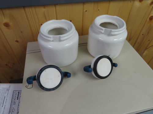 US Stoneware Roller Jars