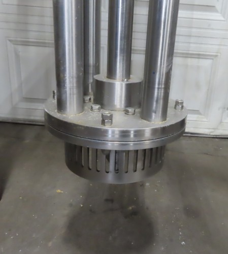 30 hp Ross Emulsifier Rotor Stator with Sta-Warm 250 gallon Jacketed Tank