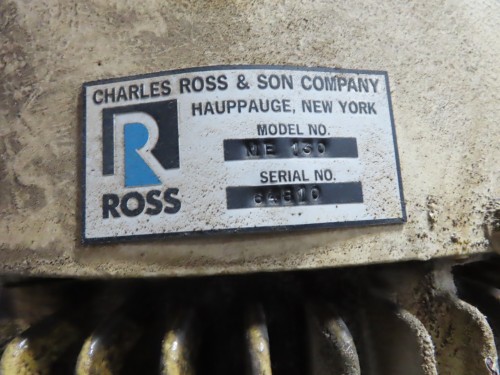 30 hp Ross Emulsifier Rotor Stator with Sta-Warm 250 gallon Jacketed Tank