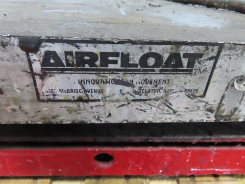 Airfloat turntable