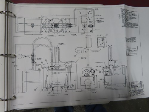 40 gallon Ross Hydraulic Ram Discharge Press