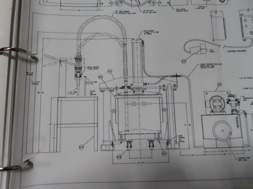 40 gallon Ross Hydraulic Ram Discharge Press