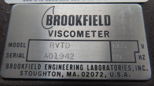 Brookfield Viscometer RVTD