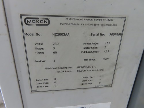 3 kW Mokon Hot Water Heater