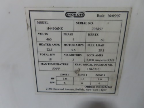 18 kW Mokon Hot Oil Heater