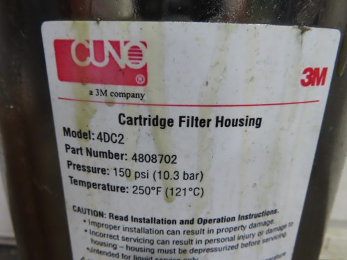 3M Cuno Cartridge Filter Housing