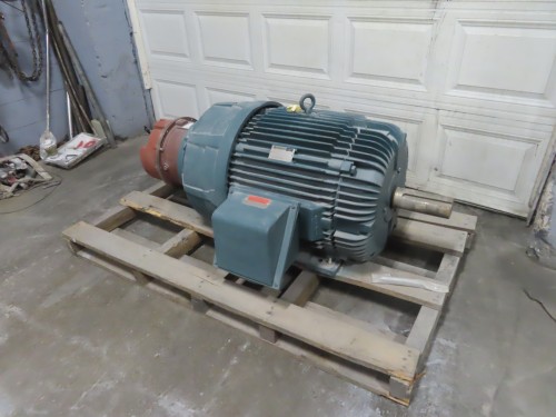 Unused 125 HP Allen-Bradley Motor with Stearns Brake