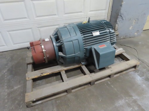 Unused 125 HP Allen-Bradley Motor with Stearns Brake