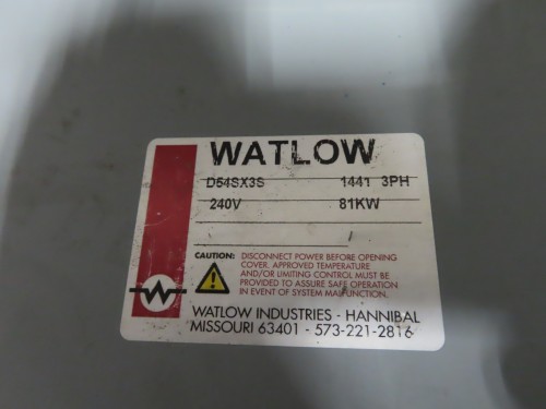 watlow electric duct heater