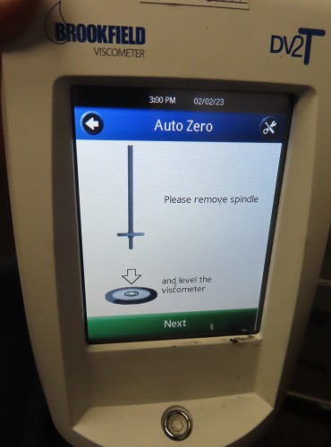 Used Brookfield Viscometer