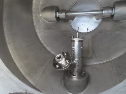Used 10 cu ft Gemco Slant Cone Rotary Vacuum Dryer with Gemcomatic Drum Loader and Unloader for sale