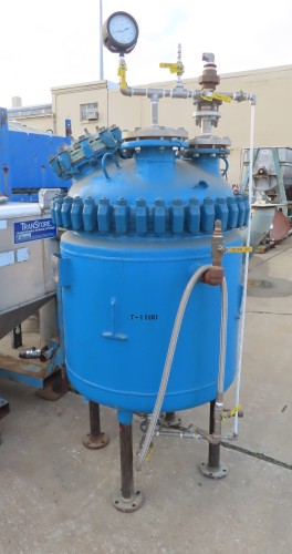 100 gallon Pfaudler Glass Lined Reactor for sale