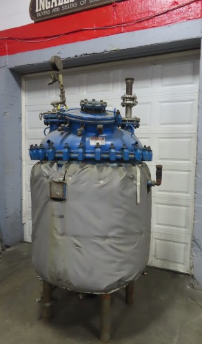250 gallon Pfaudler Glass Lined Reactor for sale