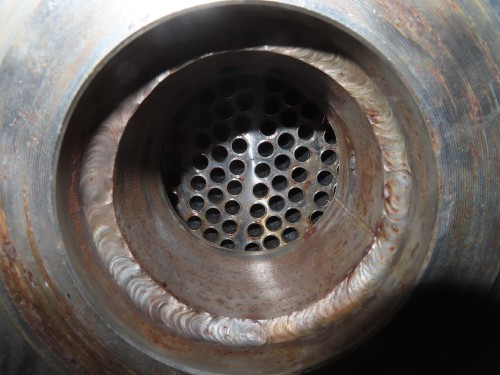 Stainless steel shell and tube condenser