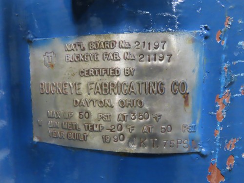 50 gallon stainless steel jacketed tank vessel