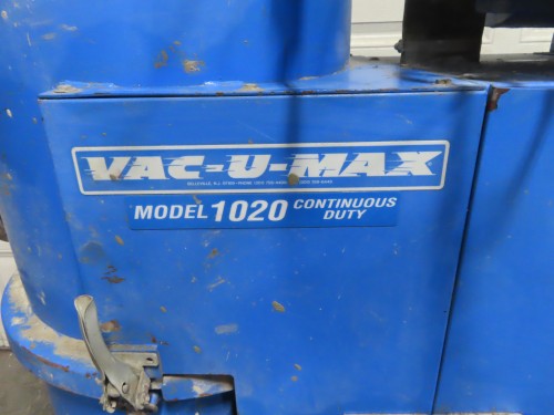 Vac-U-Max Model 1020 Continuous Duty Vacuum Provider for sale