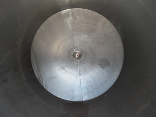 000 gallon stainless steel mix tank with dish bottom for sale