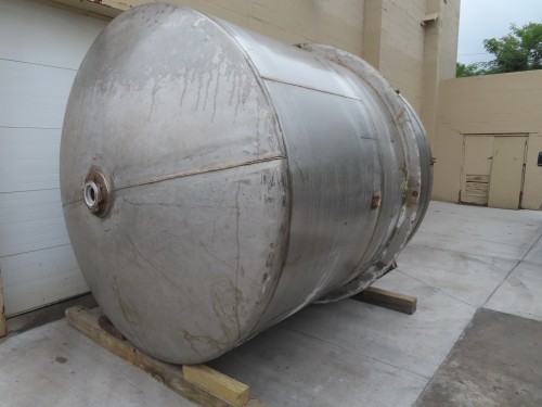 3000 gallon stainless steel dish bottom mix tank for sale