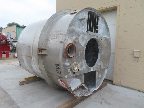 000 gallon stainless steel dish bottom mix tank for sale