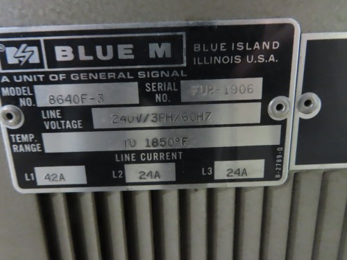 Blue M Electric Furnace