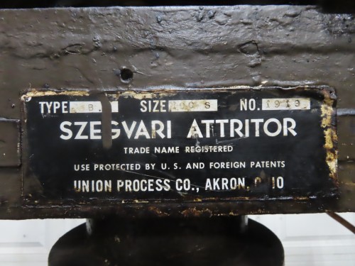 100 gallon stainless steel Union Process jacketed Attritor for sale