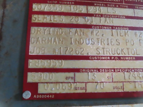 Carman Fluid bed dryer