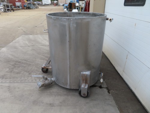 200 gallon stainless steel jacketed tank
