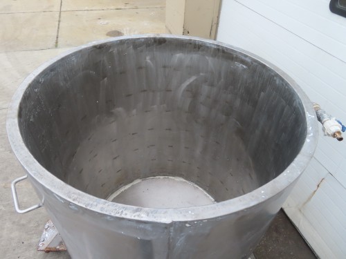 200 gallon stainless steel jacketed tank