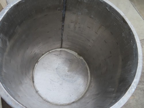 200 gallon stainless steel jacketed tank