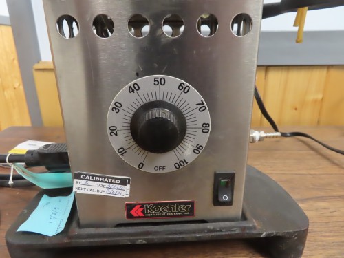 Flash point tester   Koehler Inst. 