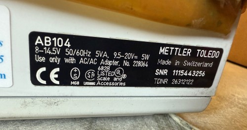 Mettler Toledo Balance