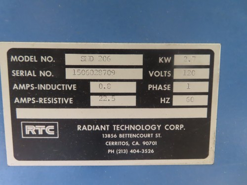 Radiant Technology Belt Dryer