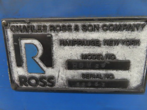 Ross Double Planetary Mixer