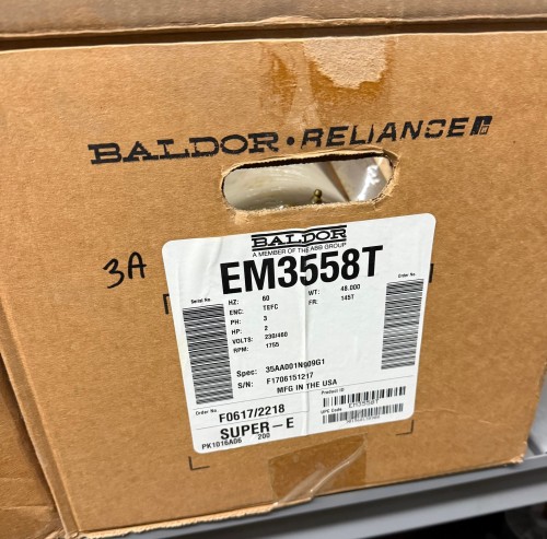 2 hp Baldor Electric Motor