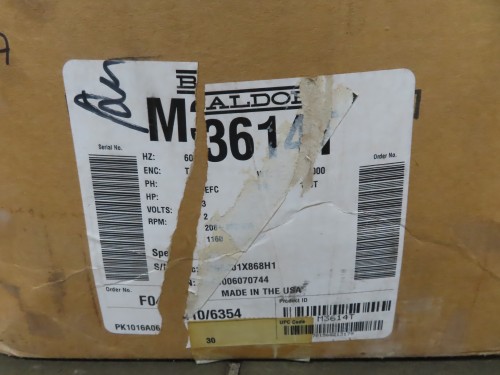 new surplus 2 hp Baldor