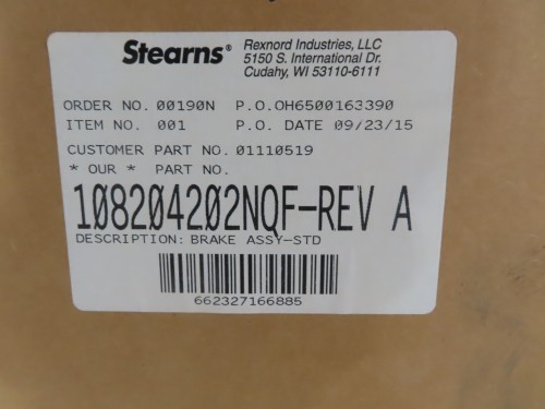 Stearns Brake Assembly