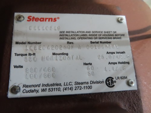 Stearns Brake Assembly